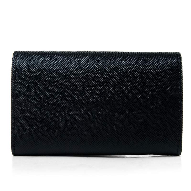 Knockoff Prada Real Leather Wallet 1139 black